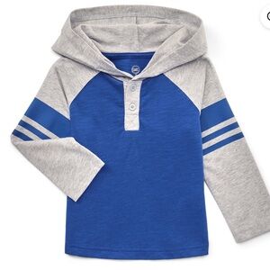 Wonder Nation Blue and Gray Kids Hoodie
